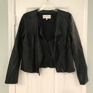 Cupcakes & Cashmere Faux Leather Jacket